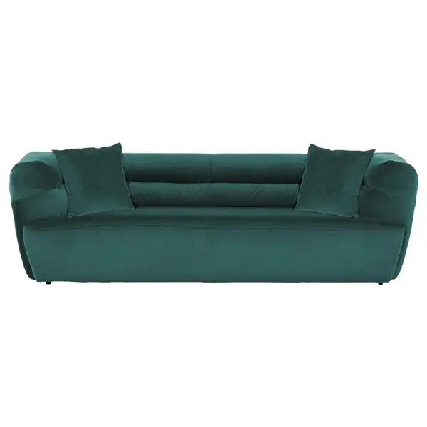 Canapea Bigsofa, textil, verde închis
