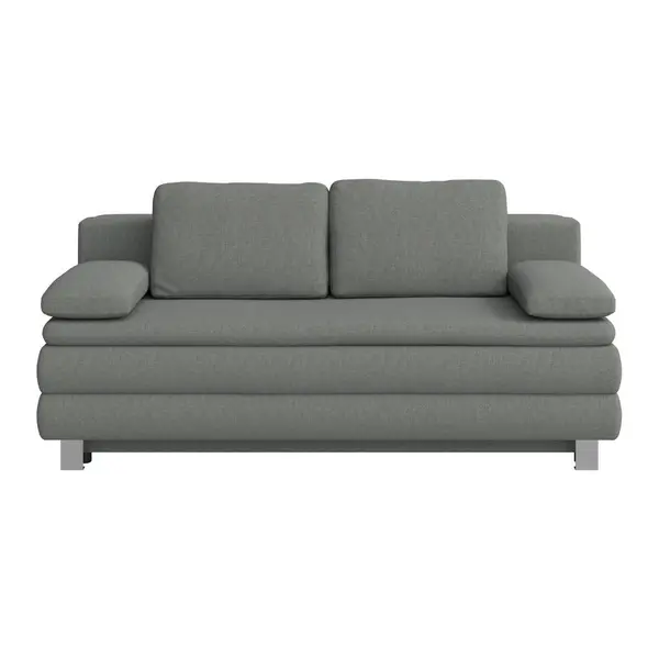 Canapea Boxspring textil verde