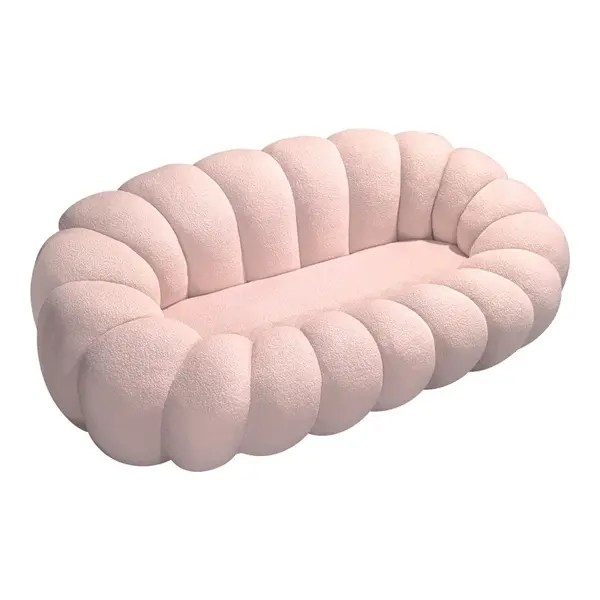 Canapea Embrace Galben pal 180x105x65 cm