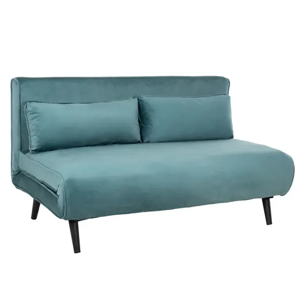 Canapea extensibila 2 locuri ROSKIS MINT 140 CM - Verde menta
