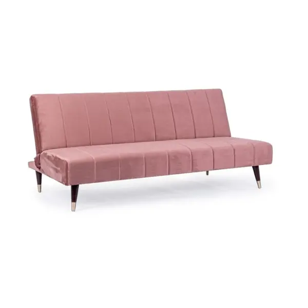 Canapea extensibilă 3 locuri ALMA BLUSH 180 CM - Roz
