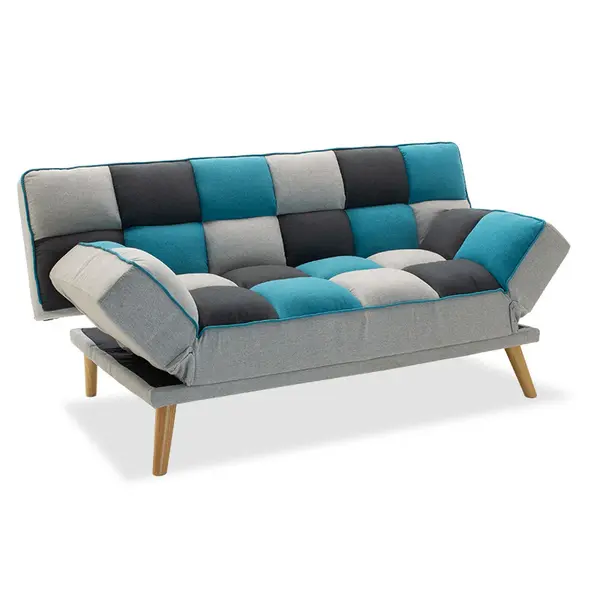 Canapea extensibila 3 locuri Andy stofa Multicolora, Multicolor, 177x91x86 cm