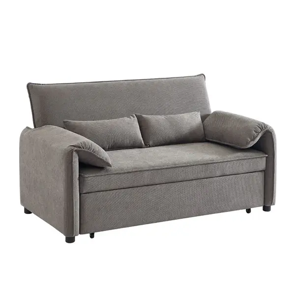 Canapea extensibila 3 locuri GIRADO 161 CM - Grey