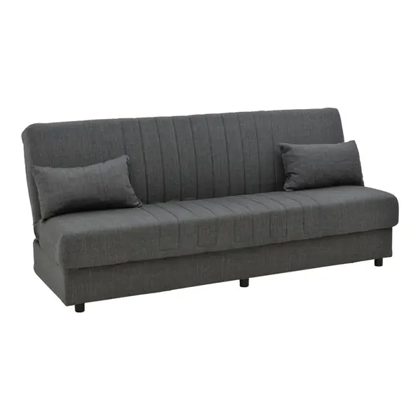 Canapea extensibila cu 3 locuri Romina cu spatiu de depozitare, 190x85x90 cm