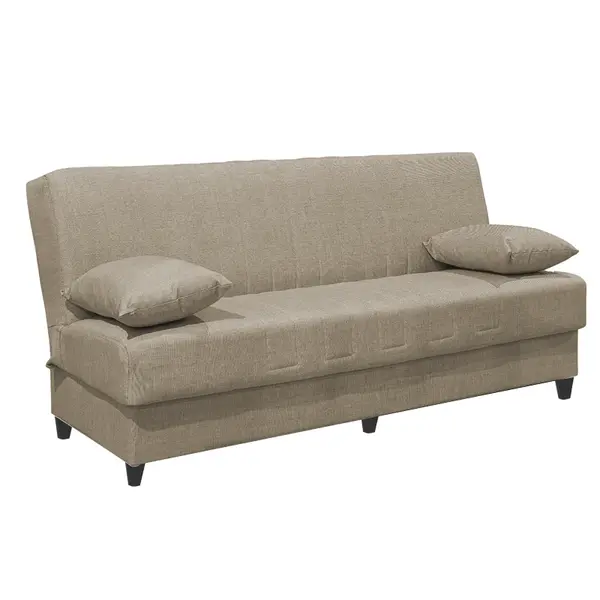 Canapea extensibila cu 3 locuri Romina cu spatiu de depozitare, 190x85x90 cm