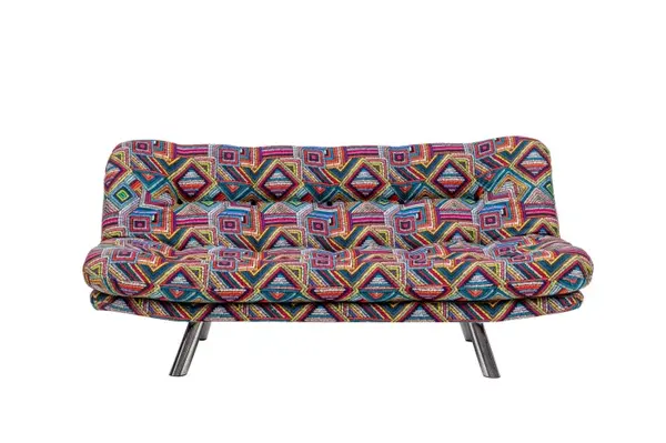 Canapea extensibila MISA, 3 locuri, multicolor, 180x78x85 cm