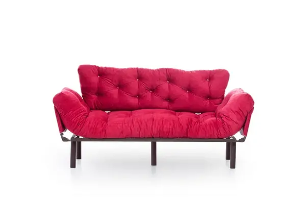 Canapea extensibila NITTA, 3 locuri, bordo, 185x70x85 cm