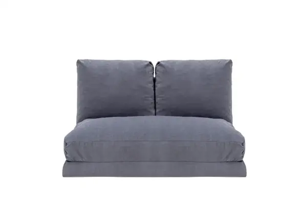 Canapea extensibila TAIDA, 2 locuri, gri, 185x120x36 cm