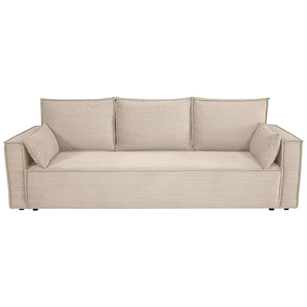 Canapea Extensibilă, textil, bej