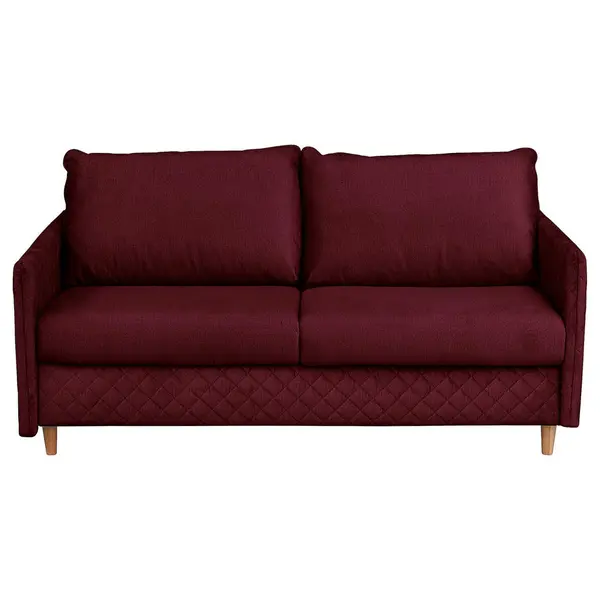 Canapea Extensibilă, textil, bordo