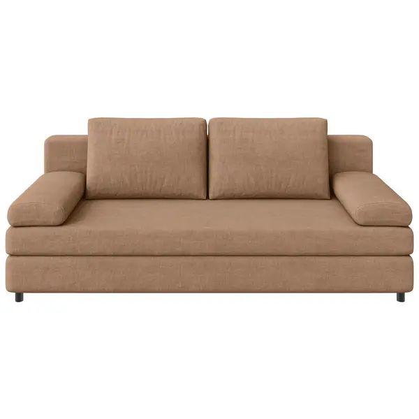 Canapea Extensibilă, textil, caramel