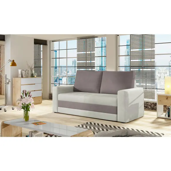 Canapea Extensibilă, textil, crem