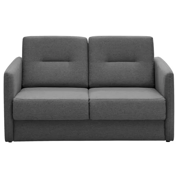 Canapea Extensibilă, textil, gri