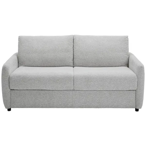 Canapea Extensibilă, textil, gri