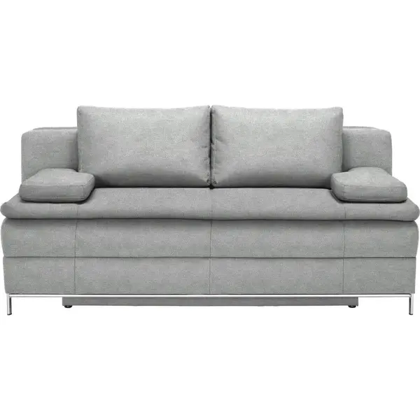 Canapea Extensibila textil gri deschis