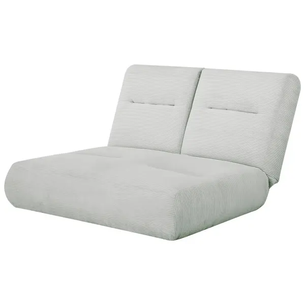 Canapea Extensibilă, textil, gri deschis
