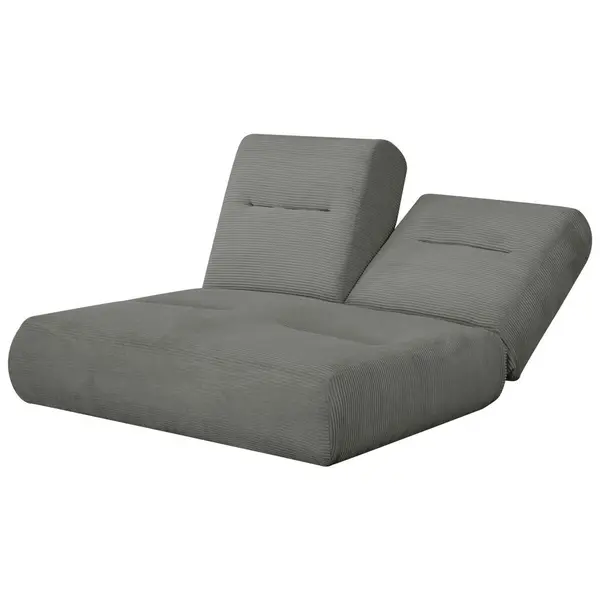 Canapea Extensibilă, textil, gri închis