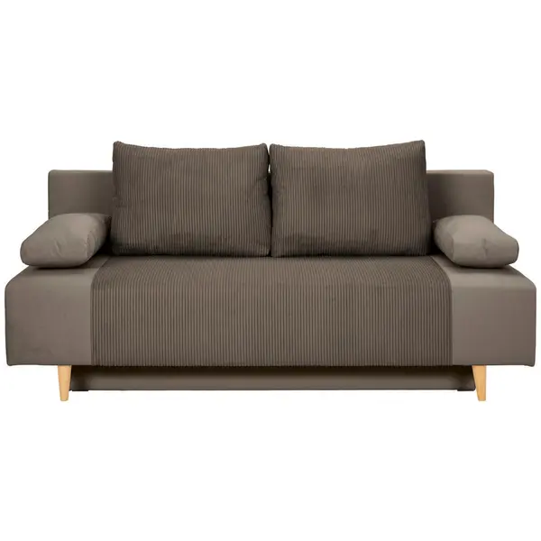 Canapea Extensibilă, textil, maro