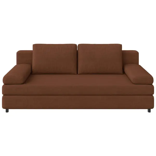 Canapea Extensibilă, textil, maro
