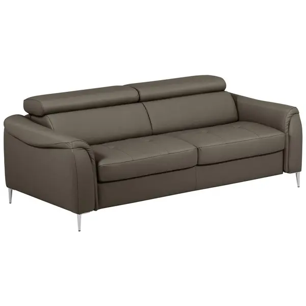 Canapea Extensibilă, textil, piele, nămol