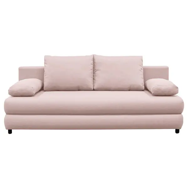 Canapea Extensibilă, textil, roz