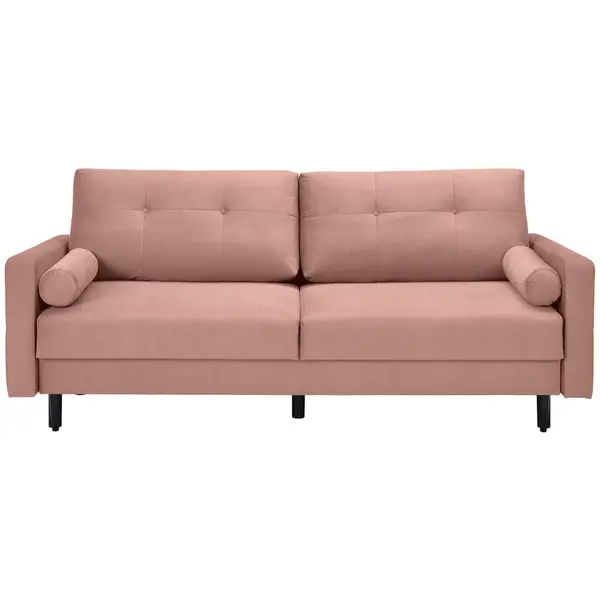 Canapea Extensibilă, textil, roz