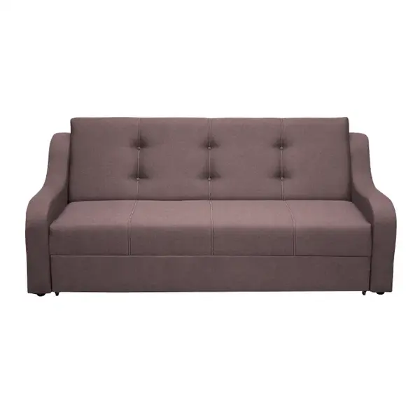 Canapea extensibila VALY II, 3 locuri, cu lada depozitare, mov, 215x90x95 cm