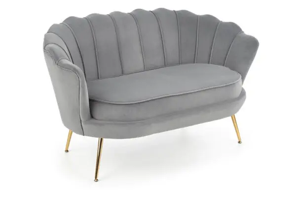 Canapea fixa Amorinito XL velvet gri