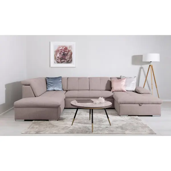 Canapea Modulară, textil, taupe