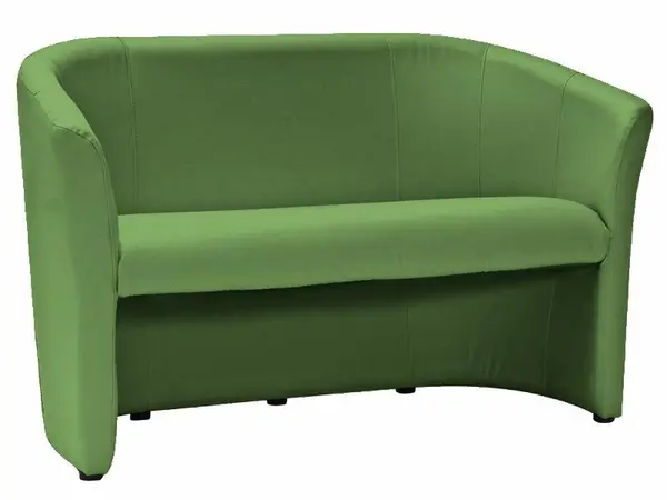 Canapea TM-2 piele ecologica verde/wenge EK11