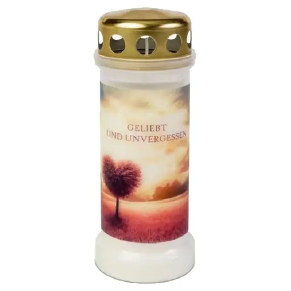 Candela Bolsius Nr. 6 cu Capac Pom, Alb