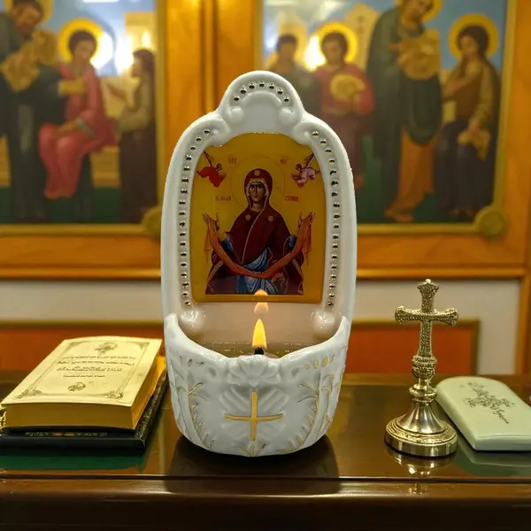 Candela porțelan Brâul Maicii Domnului - Default Title