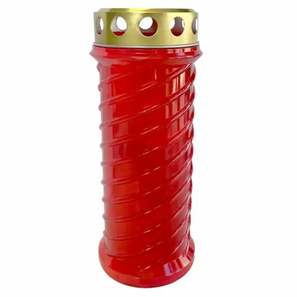 Candela Rosie din Plastic, Spirala Mica