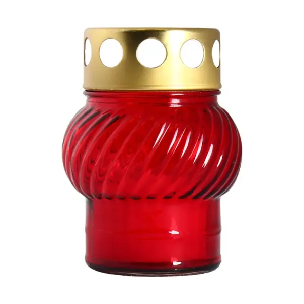 Candela Rosie in Sticla Bispol, 10 Ore