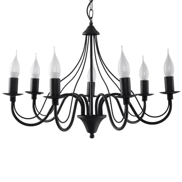 Candelabru 7 Minerwa Negru 60x60x80 cm