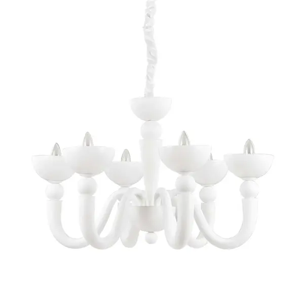 Candelabru BON BON 6 - Alb