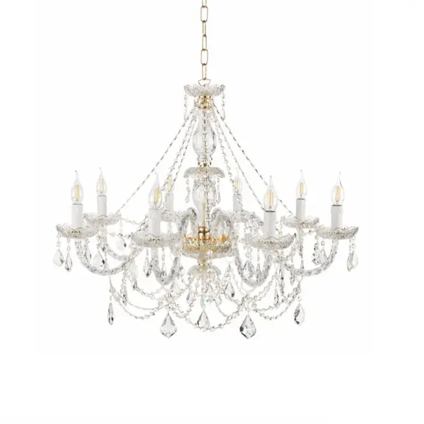 Candelabru MARINA L8 - Alb/Gold