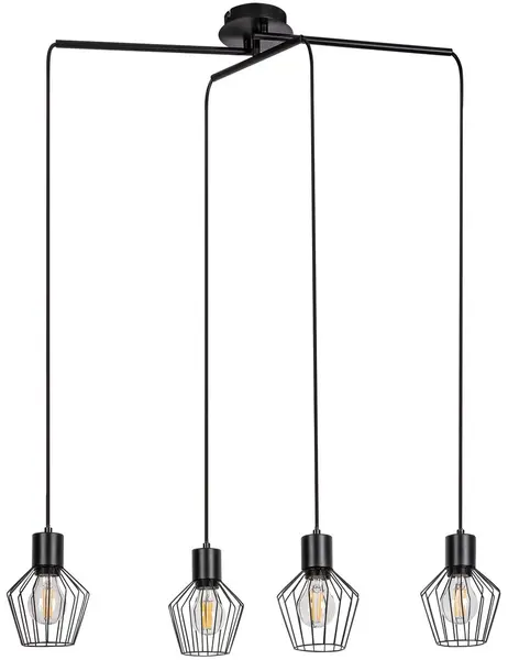 Candelabru Rabalux - Belano 3540, E27, 4 x 40W, negru