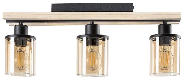 Candelabru Rabalux - Niylah 71083, IP20, E27, 3 x 25W, 230V, neagră