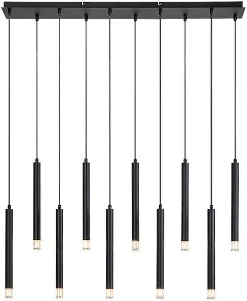 Candelabru Rabalux - Ramira 72364, G9, 10x max 5W, negru