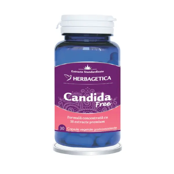 Candida Free, 30 capsule, Herbagetica