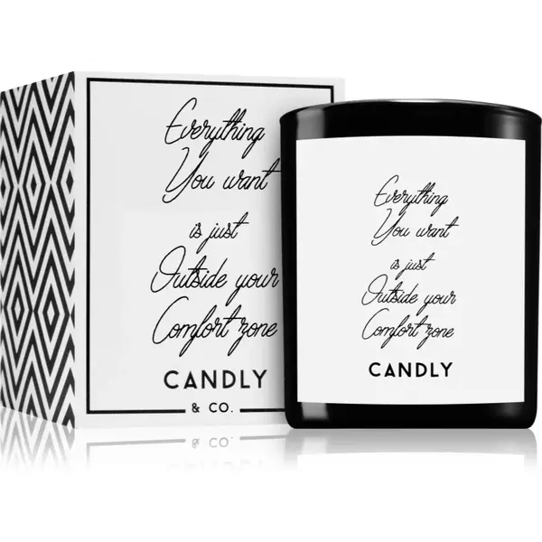 Candly & Co. Everything you want is just outside your comfort zone lumânare parfumată 250 g