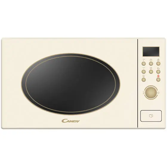 CANDY Cuptor cu microunde incorporabil Candy MIC 20 GDFBA, Functie Grill, 20 l, 800 W, Crem