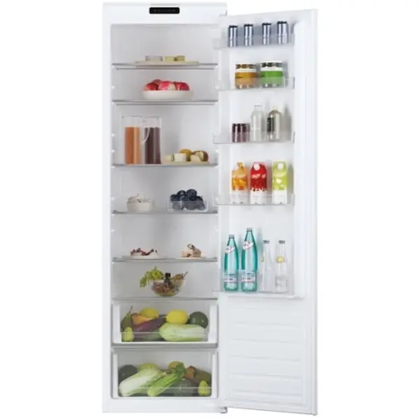 CANDY Frigider incorporabil cu o usa, Candy CMS518EW, Capacitate 316 litri, H 177 cm, Clasa E, Alb