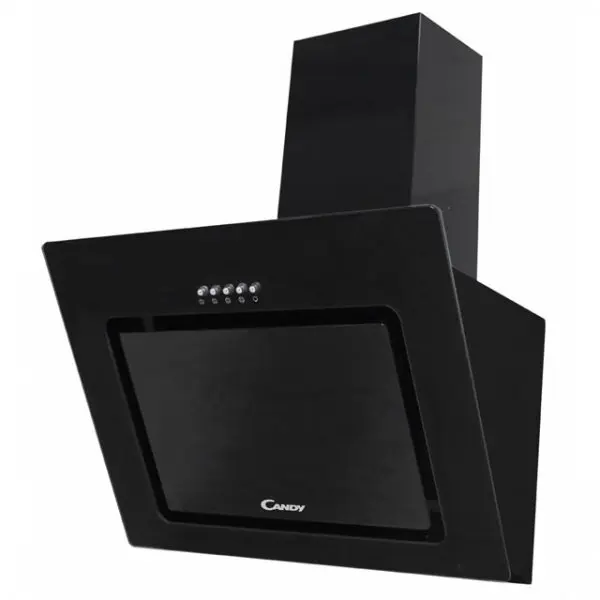 CANDY Hota decorativa Candy CVMAD60/1N, 463 m3/h, 1 motor, Control mecanic, 60 cm, Negru