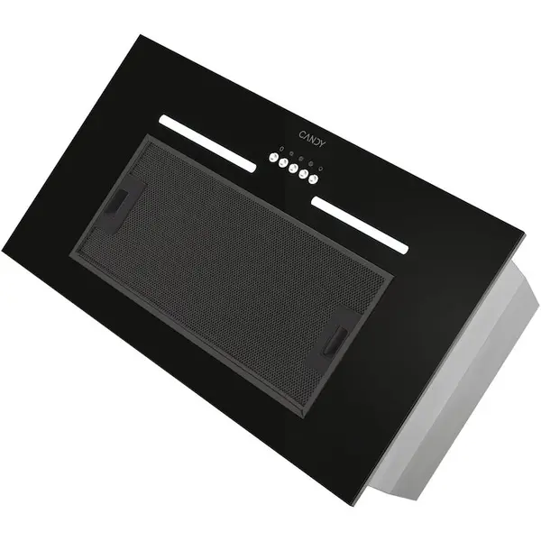 CANDY Hota incorporabila Candy CPY5MBG, Putere de absorbtie 298 mc/h, 3 viteze, LED, 52 cm, Sticla neagra