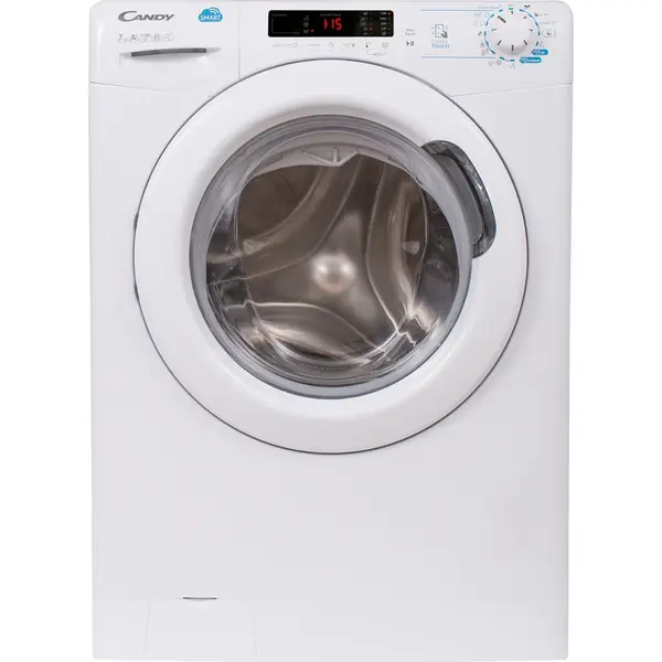 CANDY Masina de spalat rufe Candy CS4 1172D3 / 1-S, Slim, 7 kg, 1100 rpm, 2D display, NFC, SmartTouch, Clasa A +++, Alb