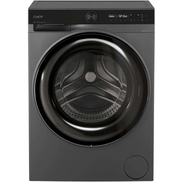 CANDY Masina de spalat rufe Candy ProWash 700 slim BS 49SB8G-S, 9 kg, 1400 RPM, 16 programe, Motor Inverter, Steam, LCD Touch display, Soft Drum, Dual Spray, Programe rapide de spalare, Wifi, Clasa A, Antracit