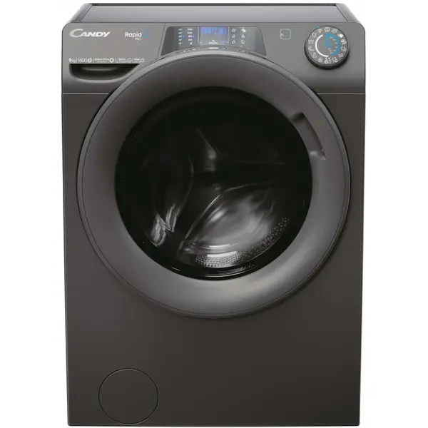 CANDY Masina de spalat rufe Candy RP 696BWMRR/1-S, clasa A, 9 kg, 1600 rpm, Motor Inverter, Steam, Mix Power Systems, Conectivitate WiFi/ hOn app, Antracit