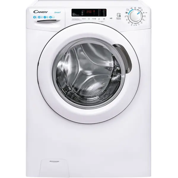 CANDY Masina de spalat rufe Candy Smart CS1482DW4/1-S, 8 kg, 1400 RPM, Display Digital, Mix Power Systems, Clasa B, Alb